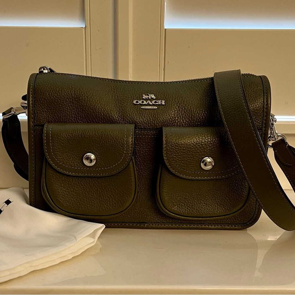 Coach Pennie Crossbody in pebbled leather